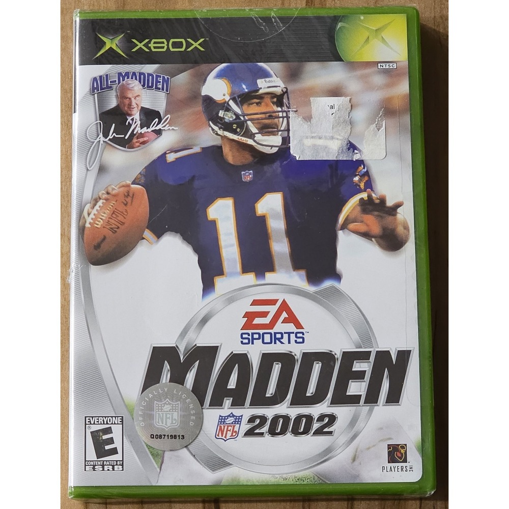 Madden NFL 2002 EA Sports Original Xbox Brand New Sealed Culpepper‎ Cover